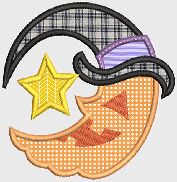 Halloween Fun Applique 2 Machine Embroidery Designs by JuJu