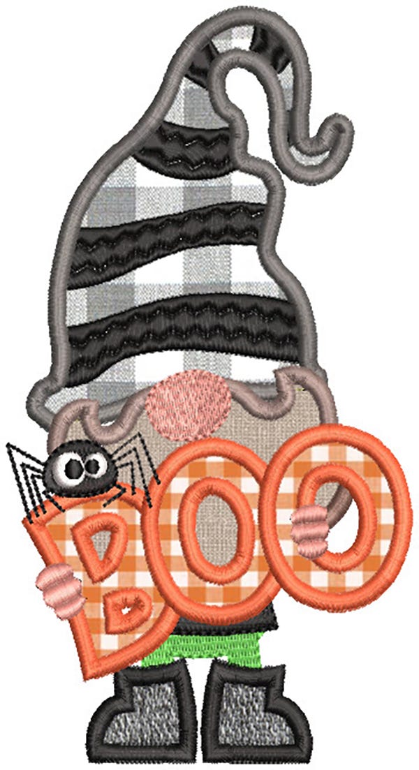 Halloween Gnomes Digital Machine Embroidery Designs by JuJu