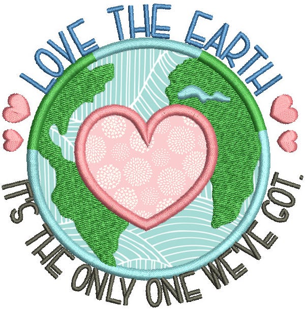 Happy Planet Word Art Machine Embroidery Designs By JuJu