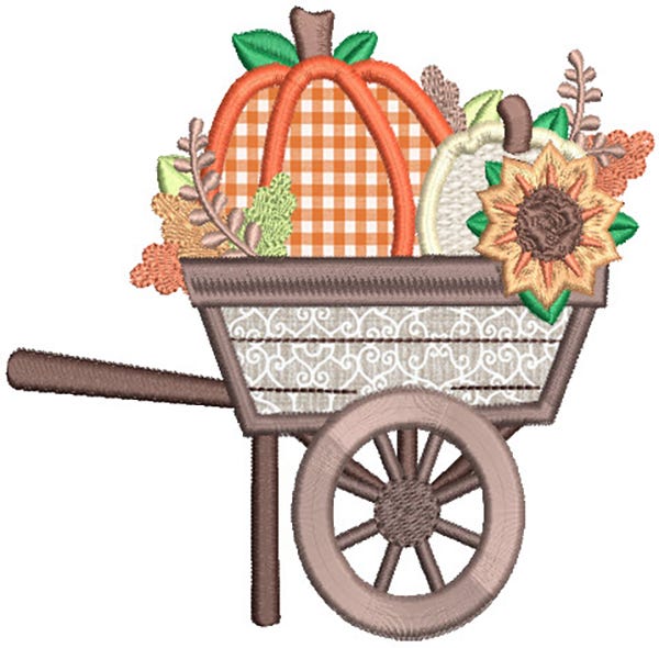 Harvest Beauty Machine Embroidery Designs by JuJu