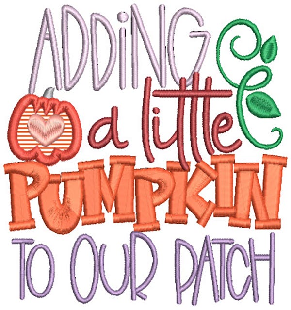 Holiday Pregnancy Word Art Machine Embroidery Designs by JuJu