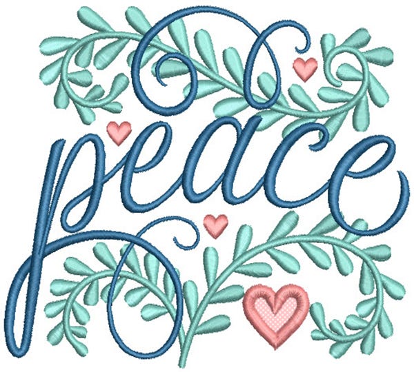 Inspiring Words Machine Embroidery Designs by JuJu