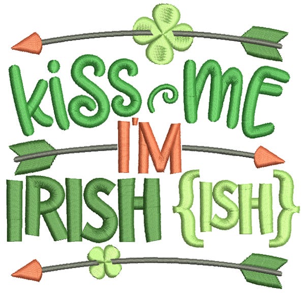Irish Word Art Machine Embroidery Designs By JuJu