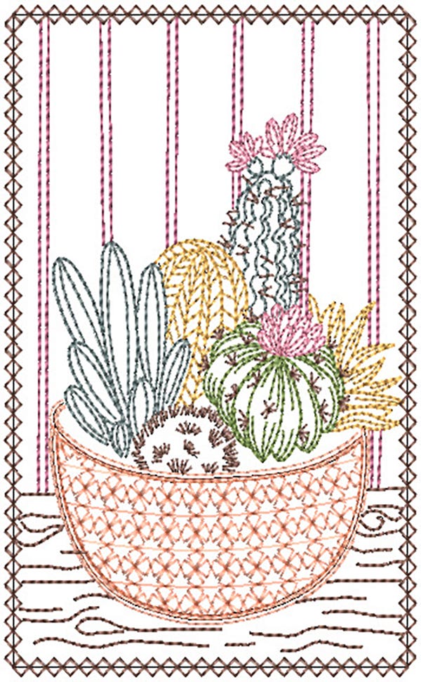 Just Because Greeting Cards Set 3 | Machine Embroidery Designs by JuJu