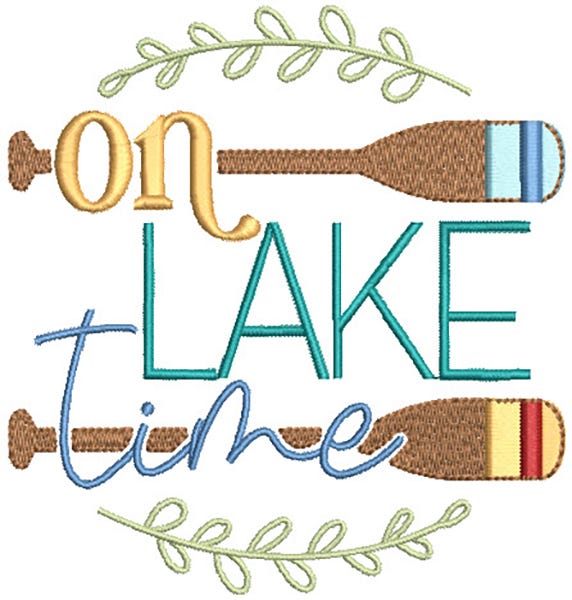 Lake Life 1 | Machine Embroidery Designs by JuJu
