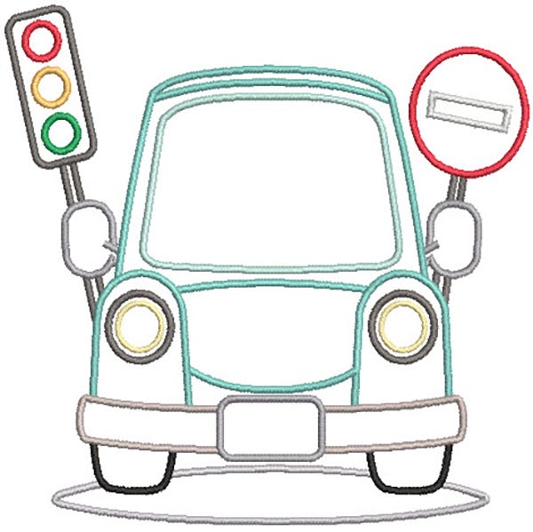 Lets Go Vehicles | Machine Embroidery Designs by JuJu