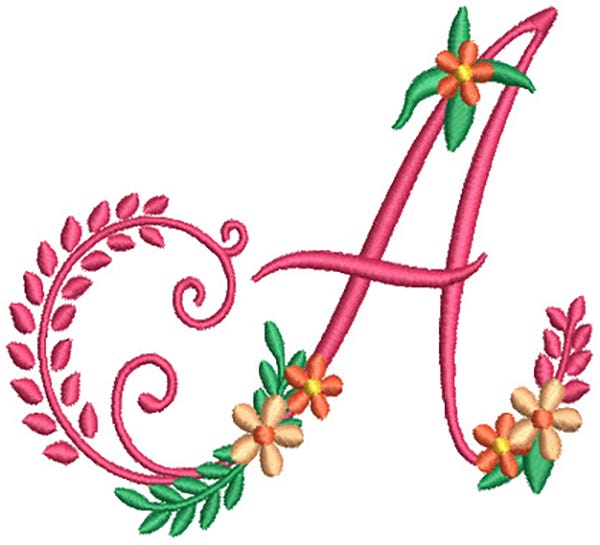 Lilani Monogram | Machine Embroidery Designs by JuJu