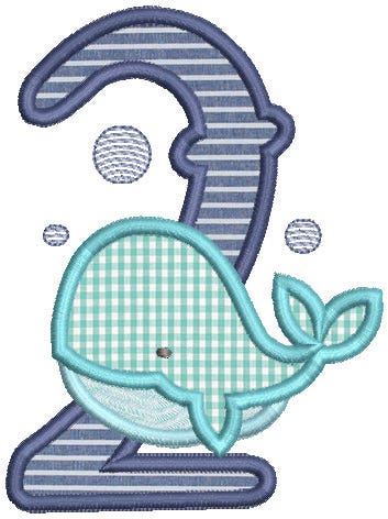 Nautical Numbers Applique | Machine Embroidery Designs by JuJu