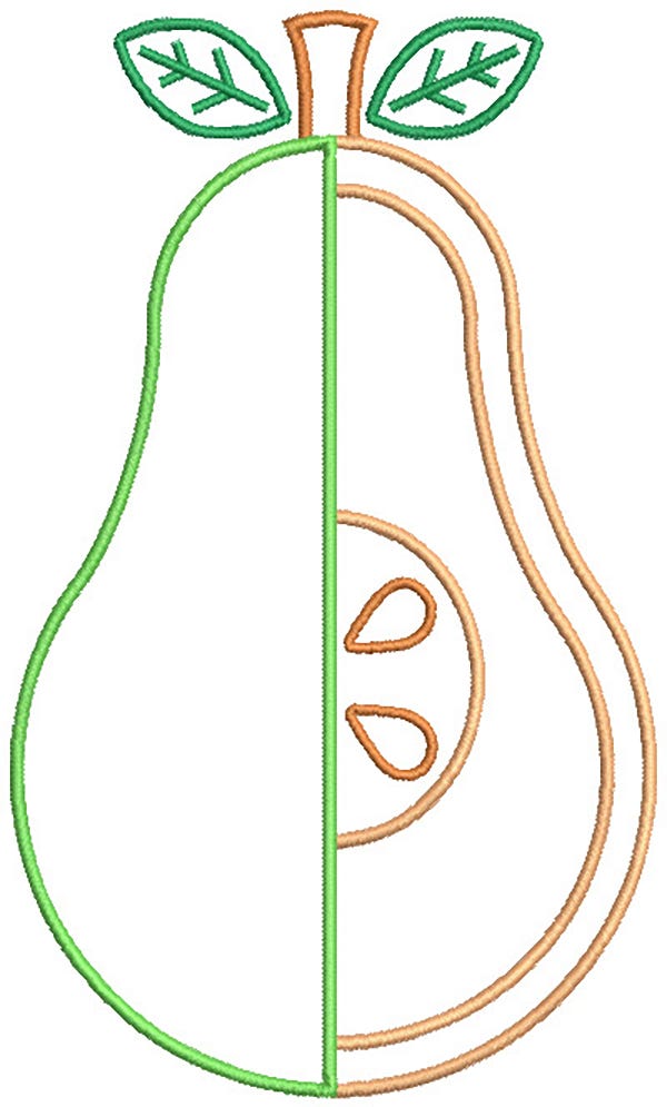 Nordic Fruits Machine Embroidery Designs by JuJu