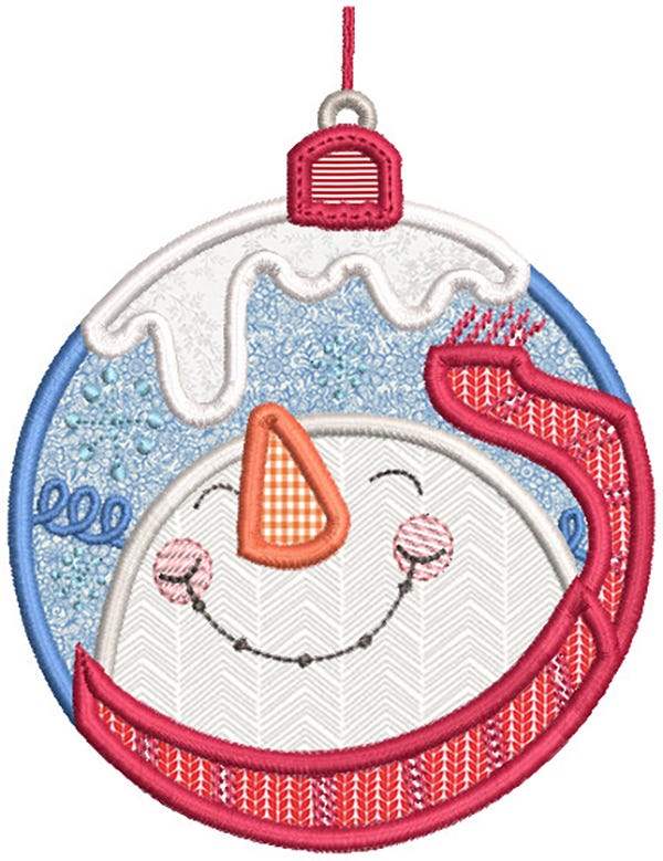 Ornament Faces Applique Machine Embroidery Designs By JuJu