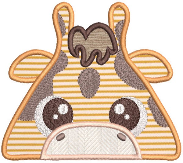 Peeker Animals 4 Machine Embroidery Designs by JuJu
