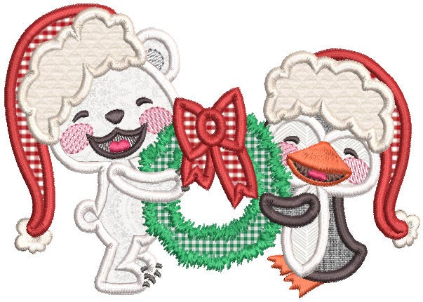 Polar Bears N' Penguins Machine Embroidery Designs By JuJu