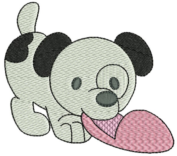 Precious Puppies Filled | Machine Embroidery Designs by JuJu