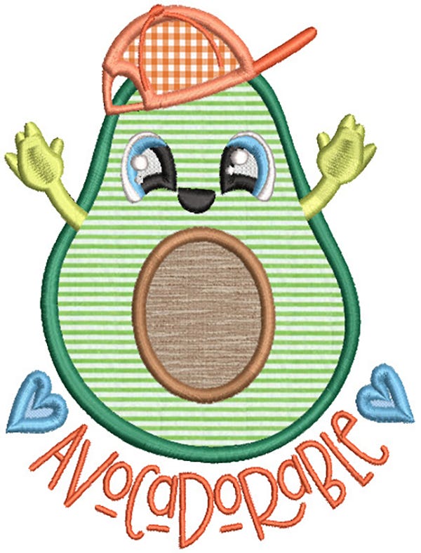 Punny Produce 1 Machine Embroidery Designs by JuJu
