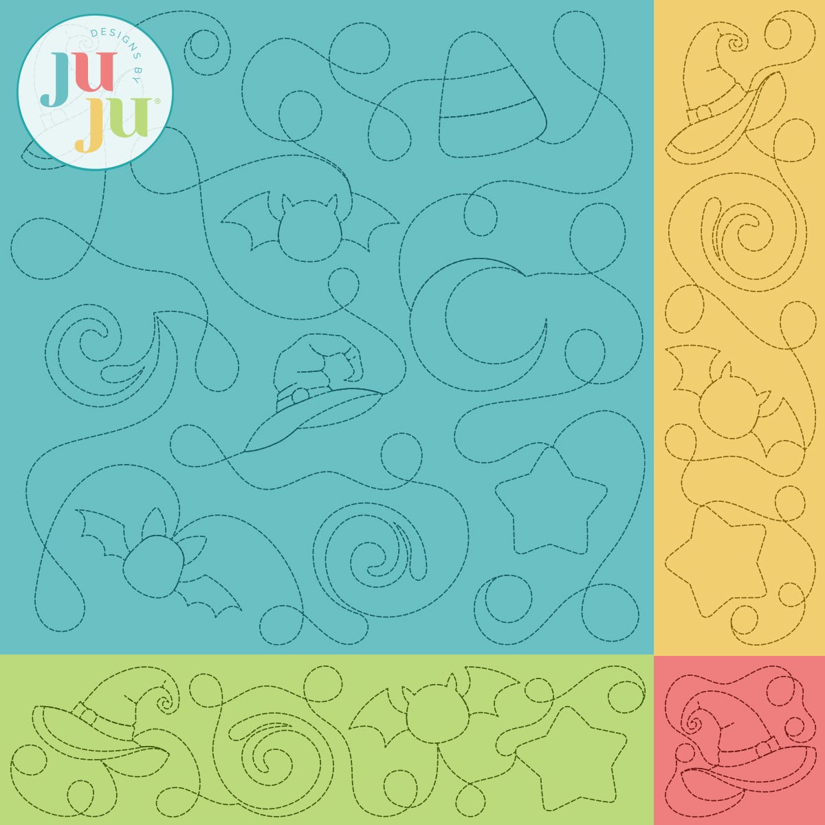 Halloween 1 Quilting Backdrops Design