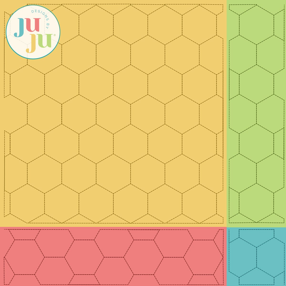 Chicken Wire Quilting Backdrops Design | Machine Embroidery Designs by JuJu