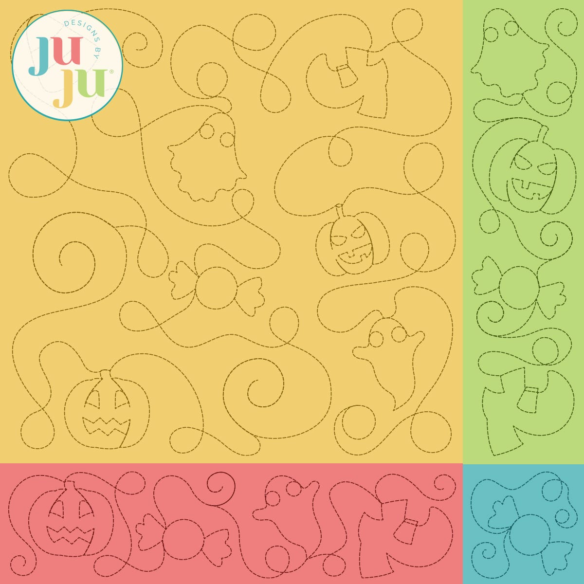 Halloween 2 Quilting Backdrops Design