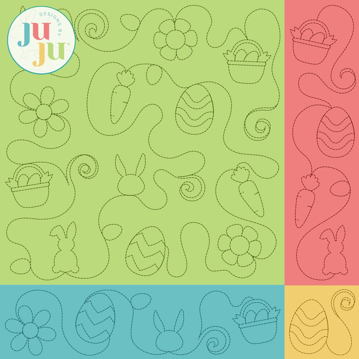 Easter 1 Quilting Backdrops Design