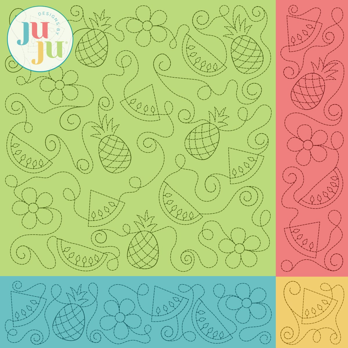 Sweet Summer Quilting Backdrops Design