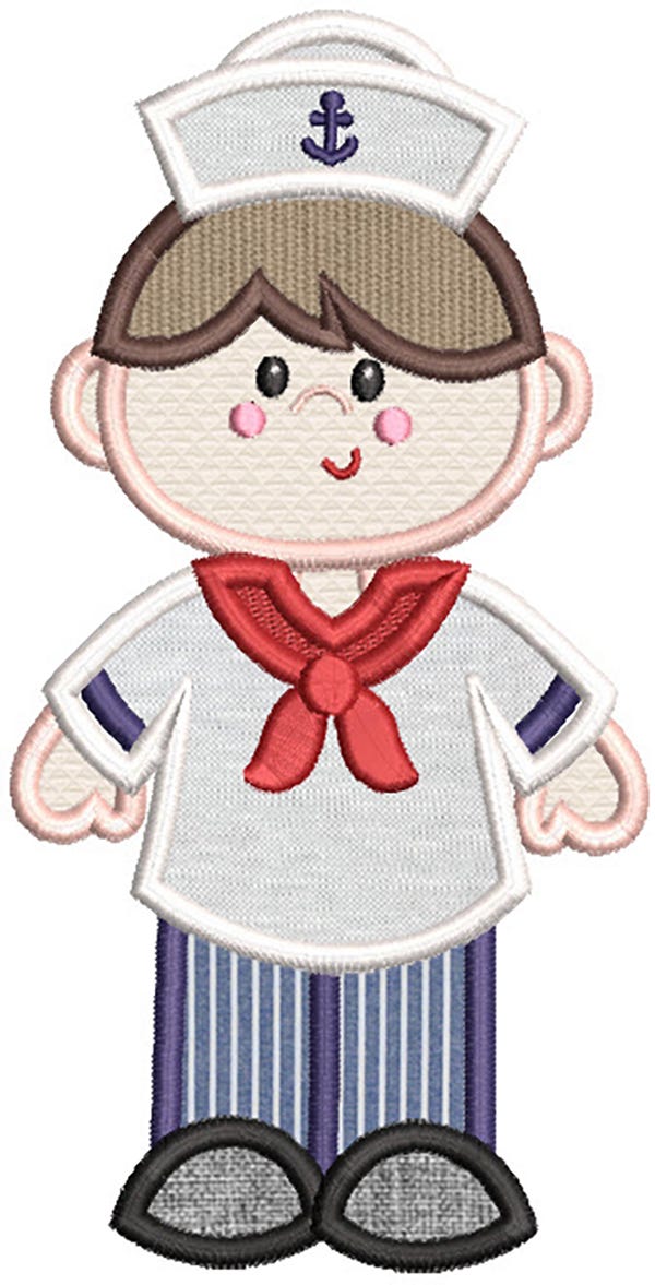 Rescue Kids Applique 2 Machine Embroidery Designs by JuJu