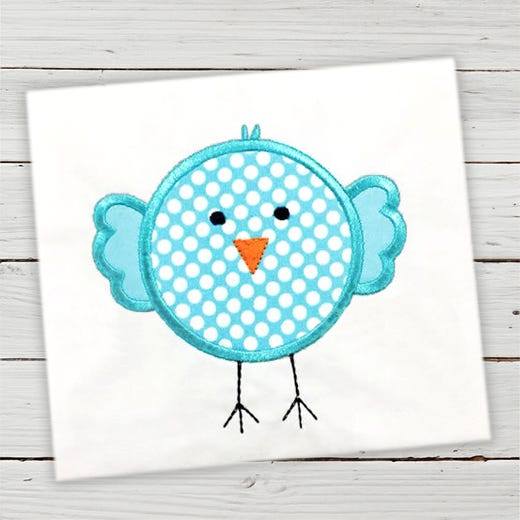 Spring Chickadee Satin | Machine Embroidery Designs by JuJu