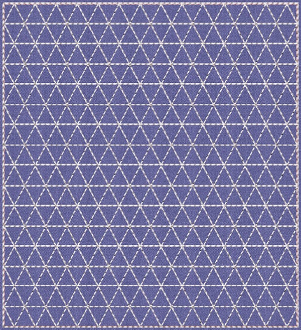 Sashiko Quilt Blocks 19 Machine Embroidery Designs by JuJu