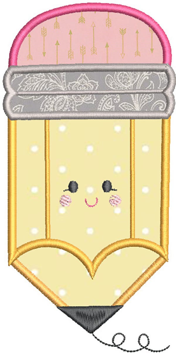 School Sweet School Applique Machine Embroidery Designs By JuJu