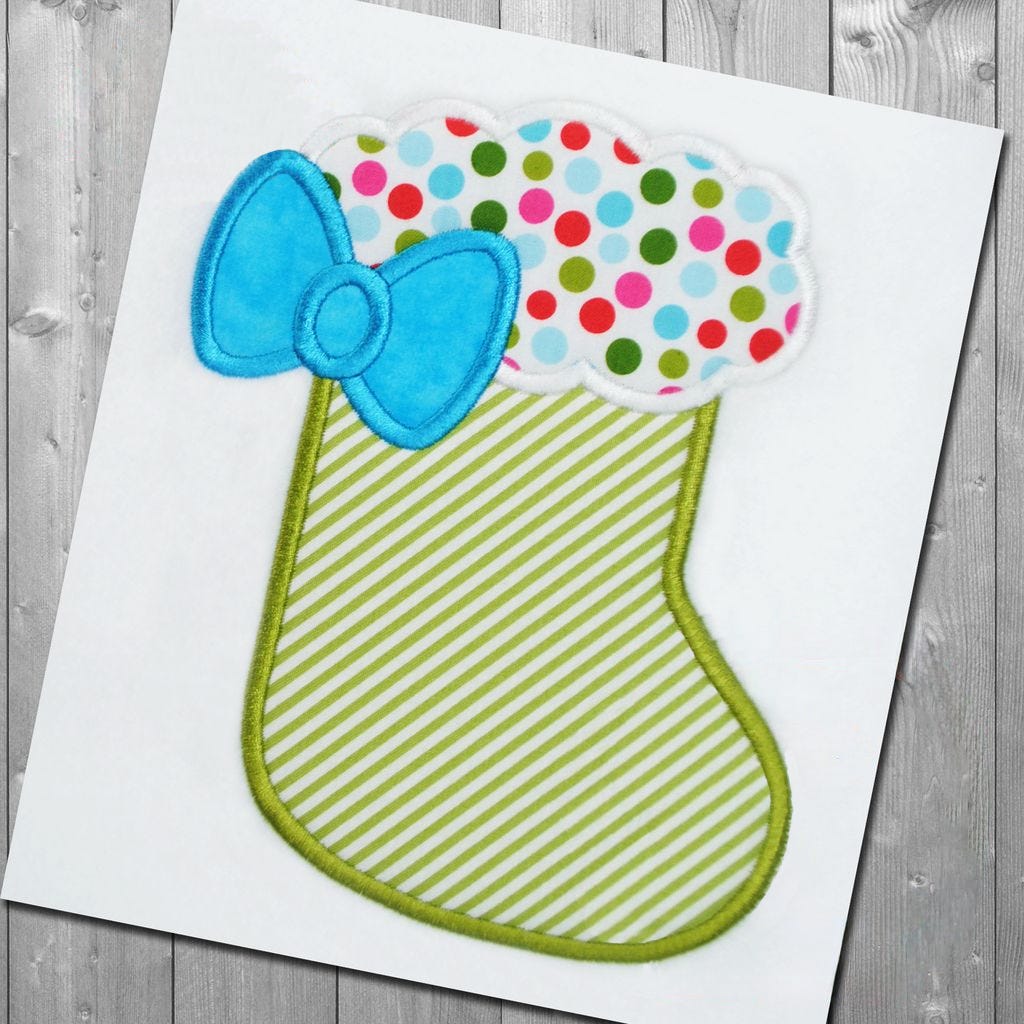 Fluffy Stocking With Bow