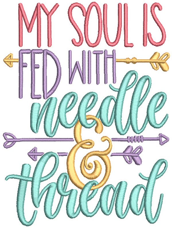 Sewing Room Word Art 1 | Machine Embroidery Designs by JuJu