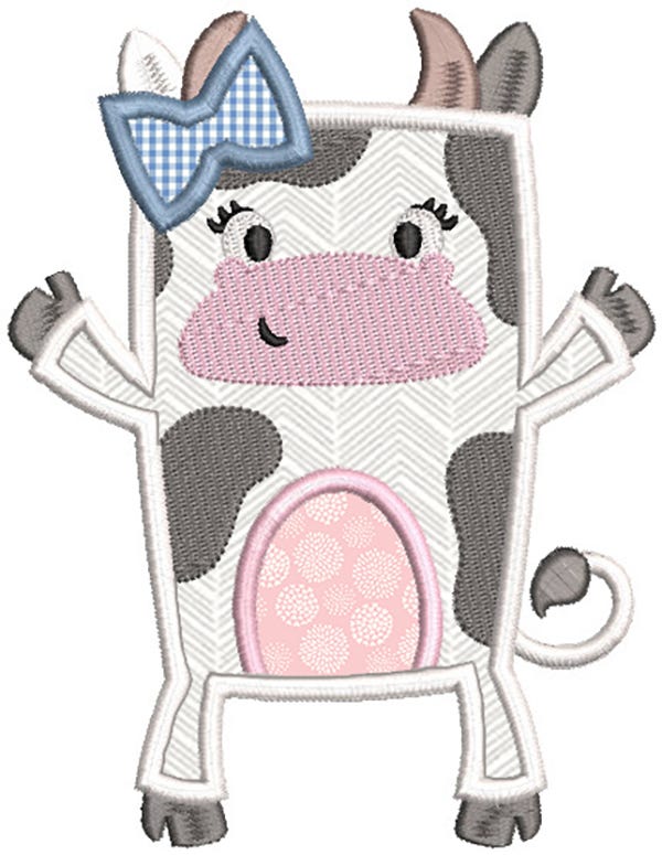 Silly Chubby Farm Animals | Machine Embroidery Designs by JuJu