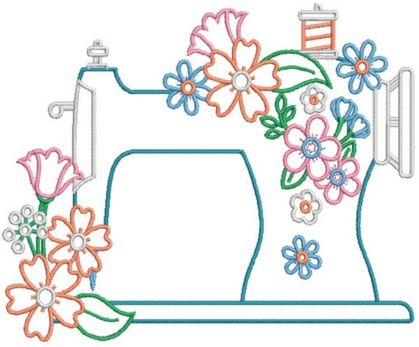 Simply Sewing 1 Digital Machine Embroidery Designs by JuJu