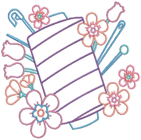 Simply Sewing 2 Digital Machine Embroidery Designs by JuJu 