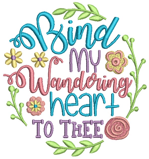 Soulful Sayings Set 4 Machine Embroidery Designs by JuJu