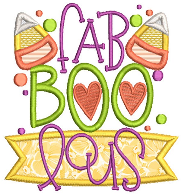 Spooktacular Word Art 1 Machine Embroidery Designs by JuJu