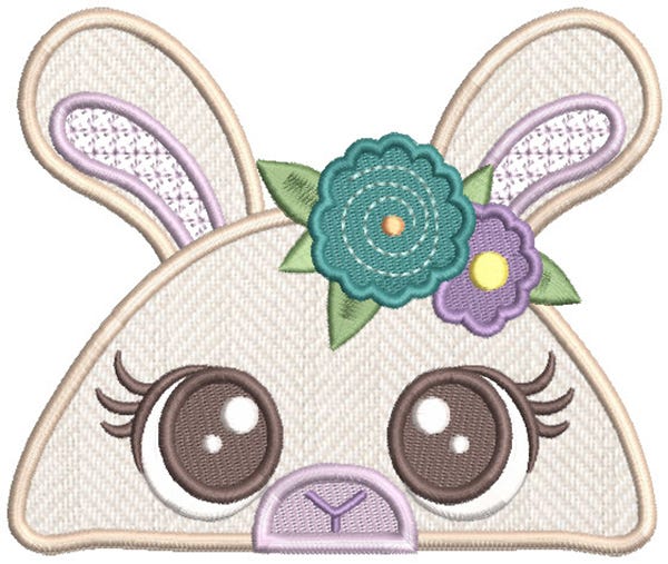 Spring Peekers 1 Machine Embroidery Designs by JuJu