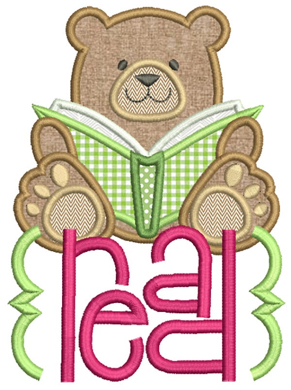 Story Time Applique Machine Embroidery Designs by JuJu 