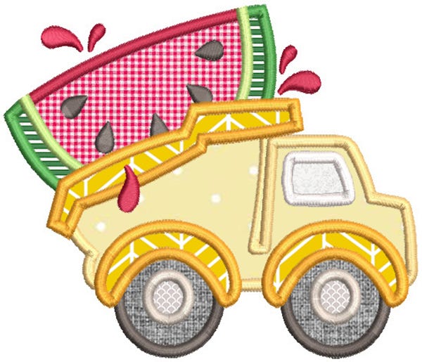 Summer Construction Machine Embroidery Designs By JuJu
