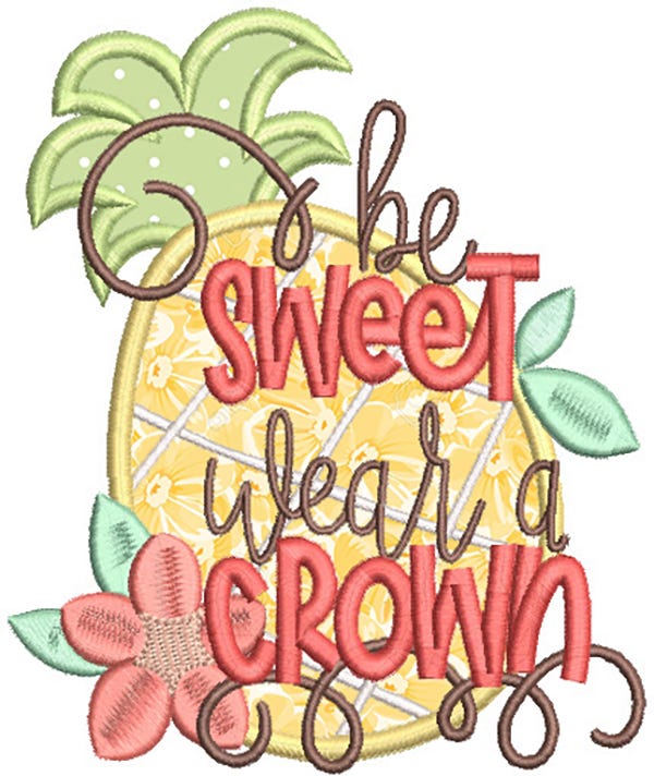 Summer Fruits | Machine Embroidery Designs by JuJu