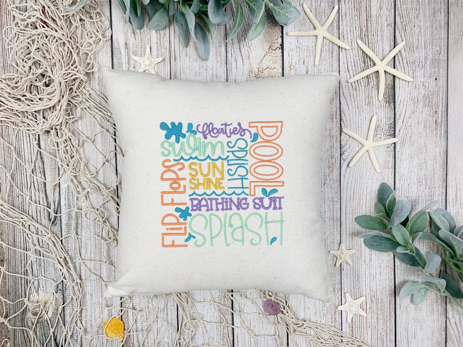 Summer Subway Art 2 | Machine Embroidery Designs by JuJu