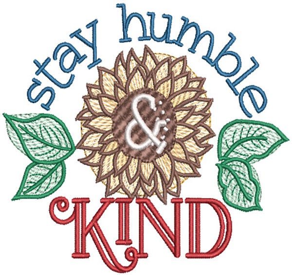 Sunflowers Word Art 2 | Machine Embroidery Designs by JuJu