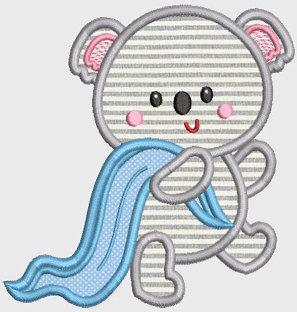 Sweet Blanket Critters Applique Machine Embroidery Designs by JuJu 