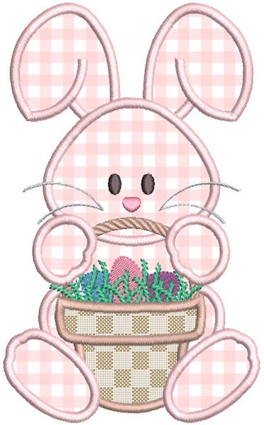 Sweet Bunnies Applique | Machine Embroidery Designs by JuJu
