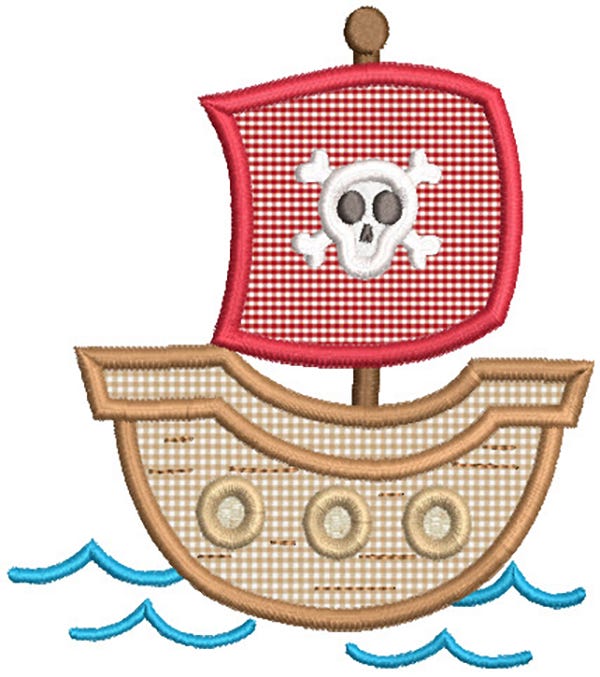 Sweet Pirates Machine Embroidery Designs By JuJu