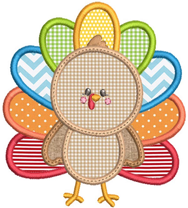Sweet Thanksgiving Applique Machine Embroidery Designs By JuJu