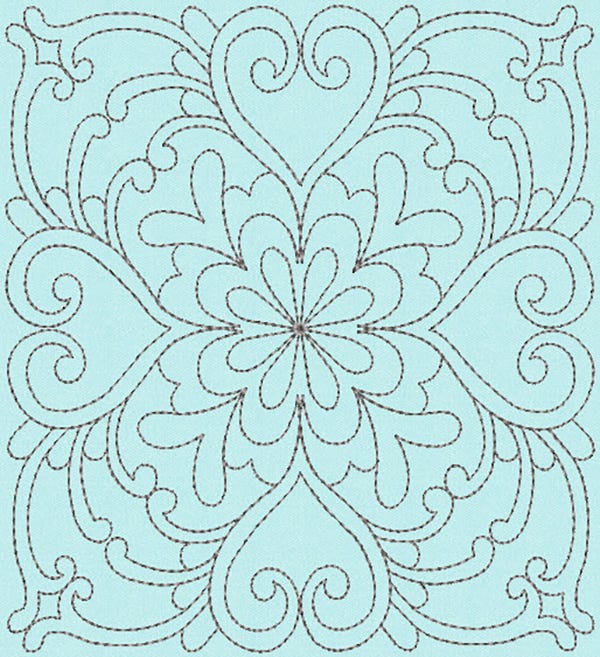 Traditional Quilt Blocks 3 Machine Embroidery Designs by JuJu