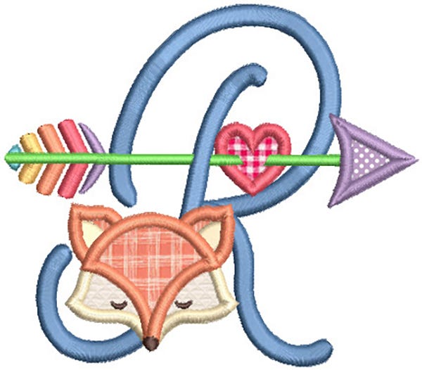 Tribal Baby Alphabet | Machine Embroidery Designs by JuJu