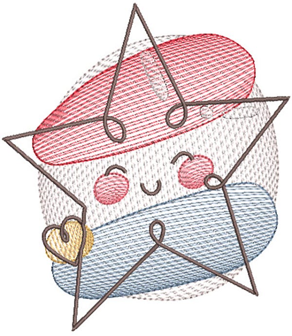 Vintage Sketch Holidays Machine Embroidery Designs by JuJu