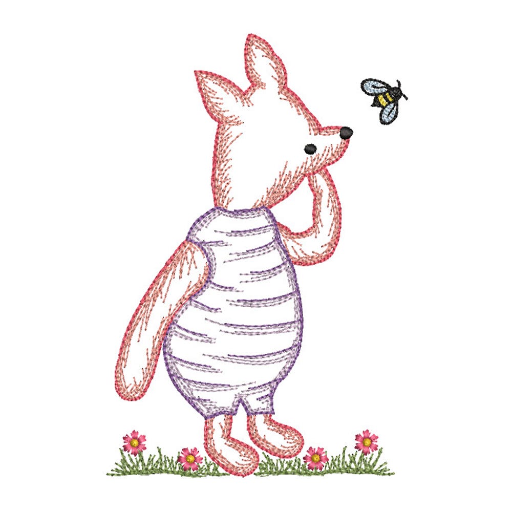 Winnie-the-Pooh Embroidery Designs and Quilting Bundle