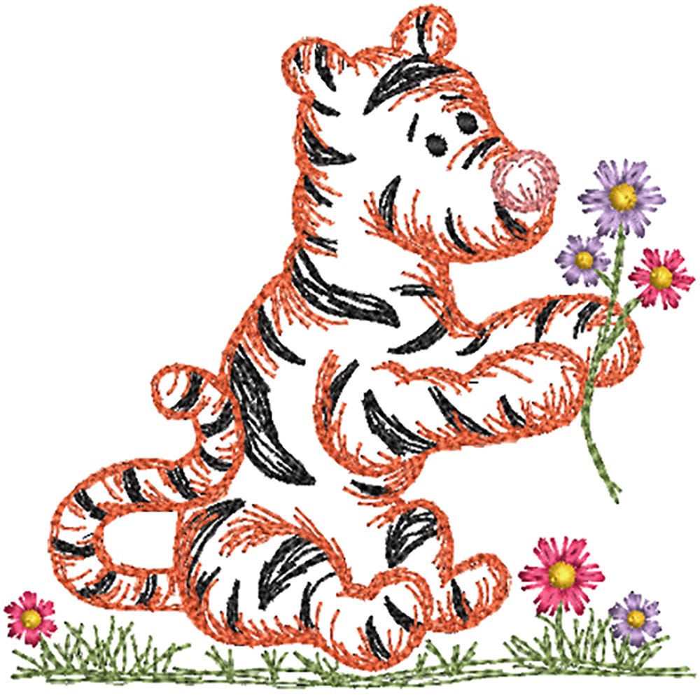 Winnie-the-Pooh Embroidery Designs and Quilting Bundle