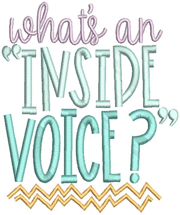 Youngster Word Art 2 Machine Embroidery Designs by JuJu